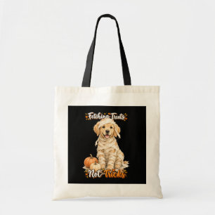 Halloween Süßer Golden Retriever Mumie Tricks Schw Tragetasche
