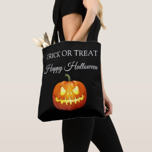 Halloween Süßer Gruseliger Kürbis Modern Tasche