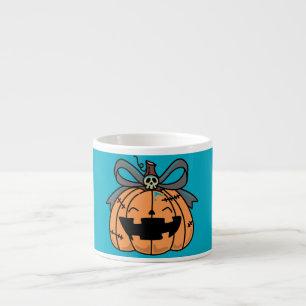 Halloween,Süßes Gesicht Kürbis,Spaßig , Kürbisgesi Espressotasse
