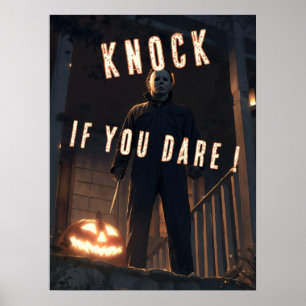 Halloween-Süßes-oder-Saures-Klopfen-wenn-du-es-wag Poster