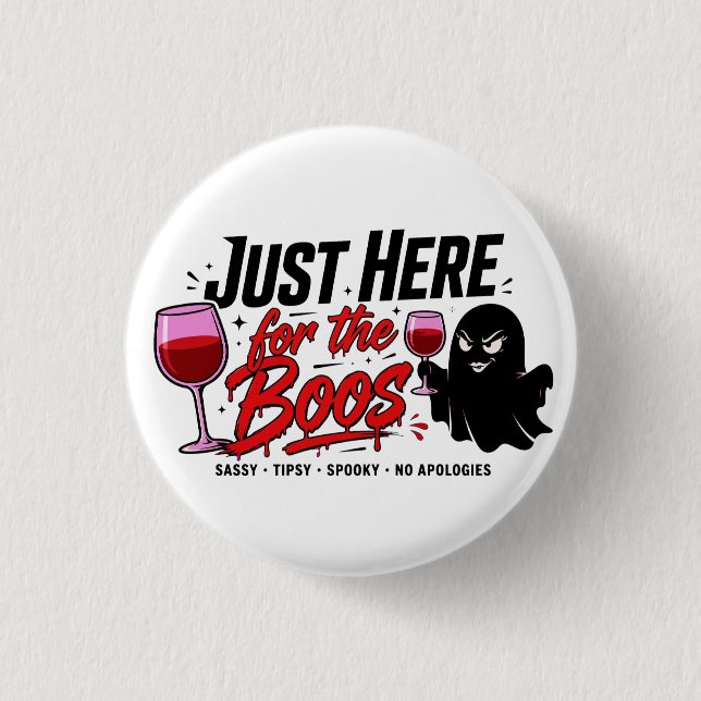 Halloween-Süßes-oder-Saures-Knopf Button (Vorderseite)