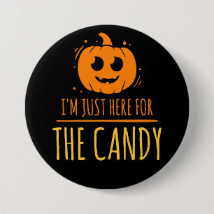 Halloween-Süßigkeiten, 3 Inch runder Button