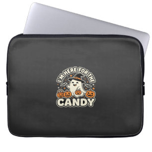 Halloween Süßigkeiten Geist Kürbis Design Laptopschutzhülle
