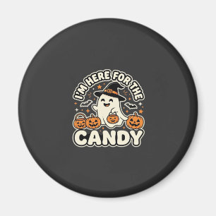 Halloween Süßigkeiten Geist Kürbis Design Magnet