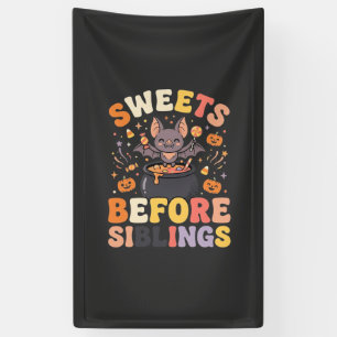 Halloween-Süßigkeiten-Geschwister-Tausch Banner