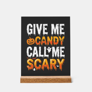 Halloween-Süßigkeiten Grusel-Geister-Design_1 Acrylschild