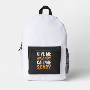 Halloween-Süßigkeiten Grusel-Geister-Design_1 Bedruckter Rucksack
