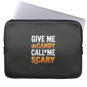 Halloween-Süßigkeiten Grusel-Geister-Design_1 Laptopschutzhülle