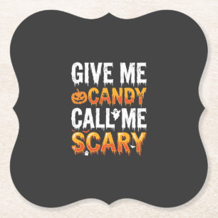 Halloween-Süßigkeiten Grusel-Geister-Design_1 Untersetzer