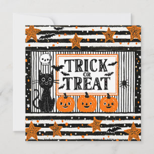 Halloween-Süßigkeiten oder Saures