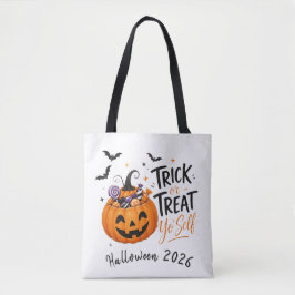 Halloween-Süßigkeiten oder Saures für dich selbst- Tasche