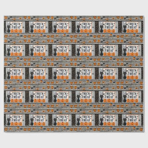 Halloween-Süßigkeiten oder Saures Geschenkpapier