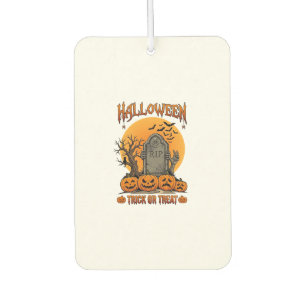 Halloween-Süßigkeiten-oder-Saures-Grabstein-Zombie Autolufterfrischer
