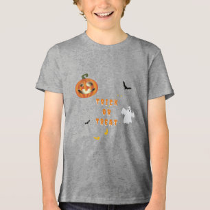 Halloween-Süßigkeiten oder Saures Tri-Blend Shirt