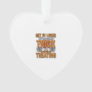 Halloween-Süßigkeiten oder Saures Vintage-Typograf Ornament