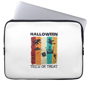 Halloween-Süßigkeiten-oder-Saures Werwolf Hexe Ske Laptopschutzhülle