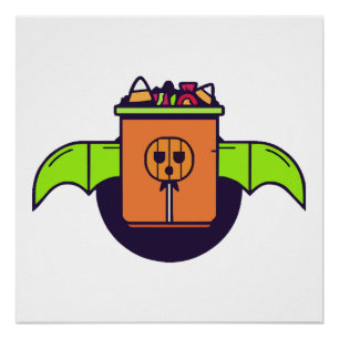 Halloween-Süßigkeiten Poster