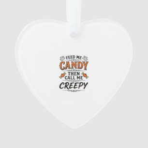 Halloween-Süßigkeiten-Shirt Lustiger Gruseliger Sp Ornament