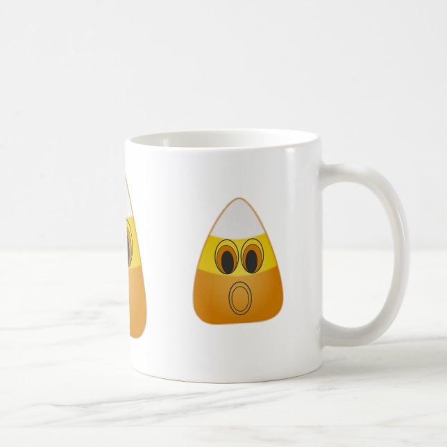 Halloween-Süßigkeits-Mais-Tasse Kaffeetasse (Rechts)