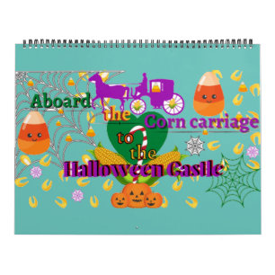 Halloween-Süßwarenkalender. Kalender