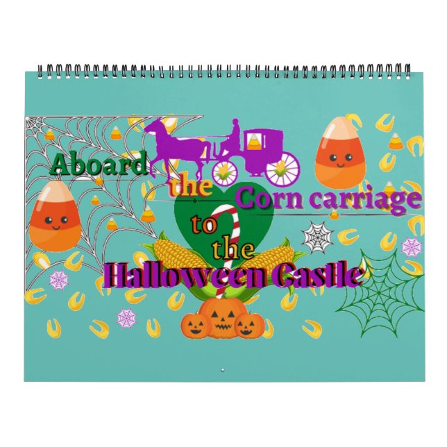 Halloween-Süßwarenkalender. Kalender (Titelbild)