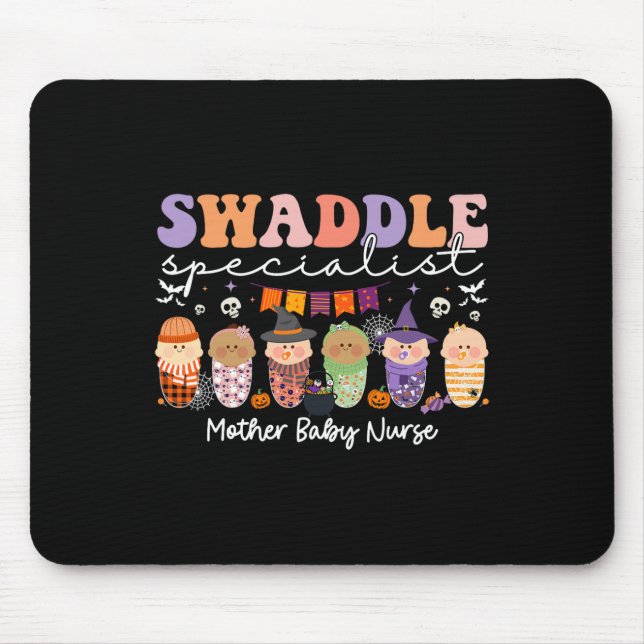 Halloween Swaddle Specialist Mutter von Mousepad (Vorne)