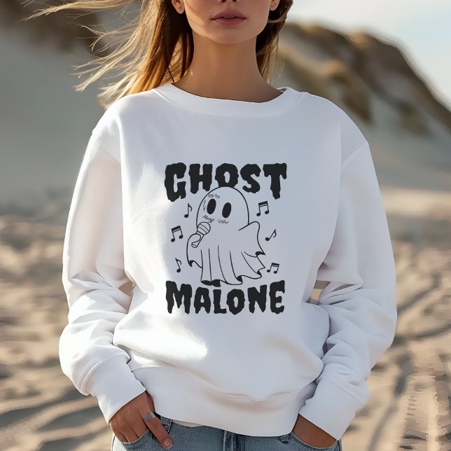 Halloween Sweatshirt Ghost Malone Niedlich Funny G (Von Creator hochgeladen)