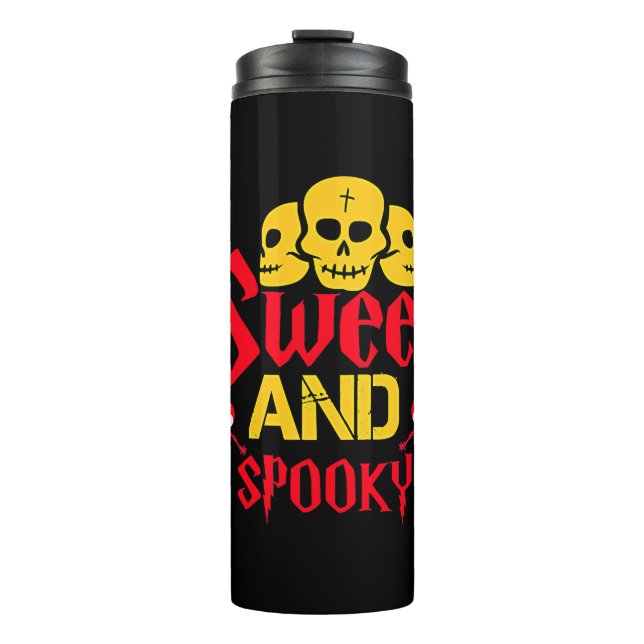 Halloween.Sweet and Spooky Thermosbecher (Vorderseite)