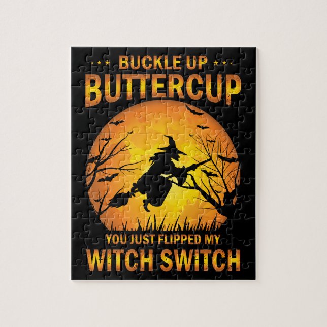 Halloween-Switch knöpfen Buttercup (Vertikal)