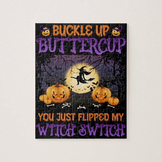 Halloween-Switch knöpfen Buttercup (Vertikal)