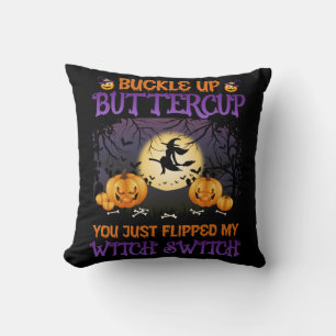 Halloween-Switch knöpfen Buttercup Kissen