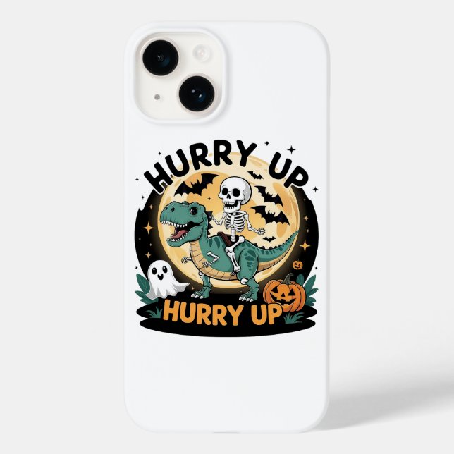 Halloween T-Rex Case-Mate iPhone 14 Hülle (Rückseite)