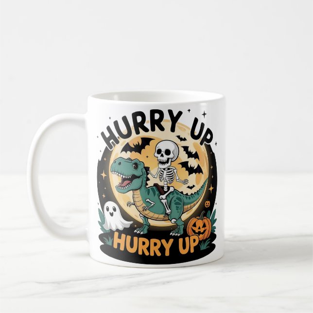 Halloween T-Rex Kaffeetasse (Links)