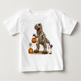 Halloween T Rex Mumie Kinder Baby T-shirt