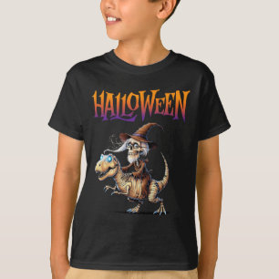 Halloween T-Rex-Skelett-Fahrt  T-Shirt
