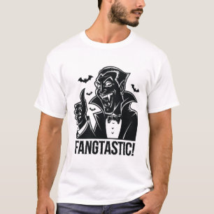 Halloween T Shirt A Vampire Fangtastic