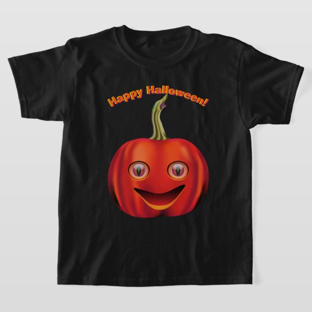 Halloween T-Shirt Citrouille (Poser)