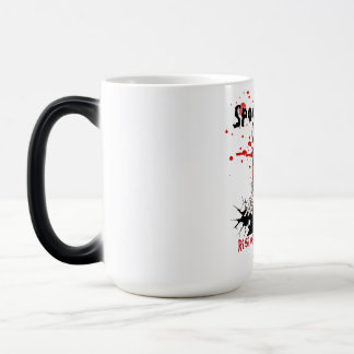 Halloween T shirt design Verwandlungstasse