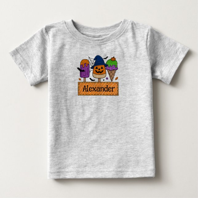 Halloween-T - Shirt für individuell anpassbare Jun (Vorderseite)