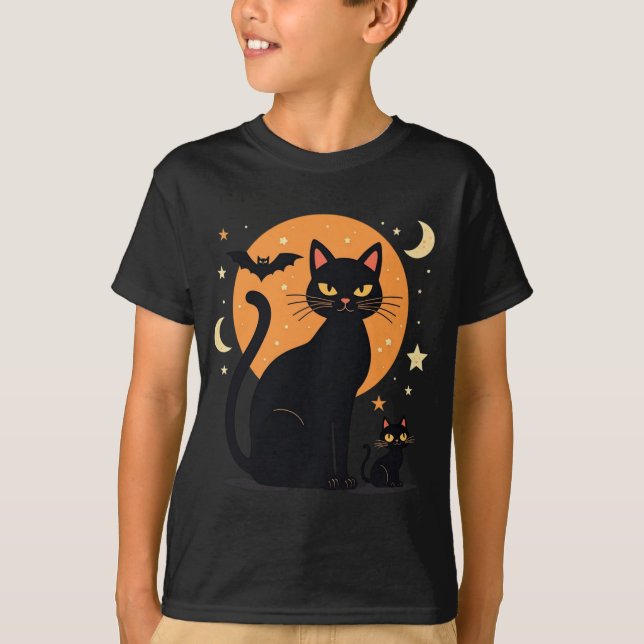 Halloween T - Shirt für Kinder - Niedlicher Jack-o (Vorderseite)