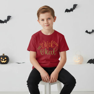 Halloween-T - Shirt für Kinder oder Trick-Behandlu