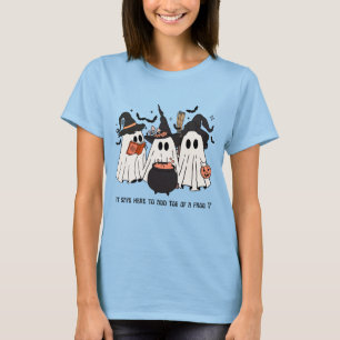 Halloween-T - Shirt - Ghost-Hexen-Trio