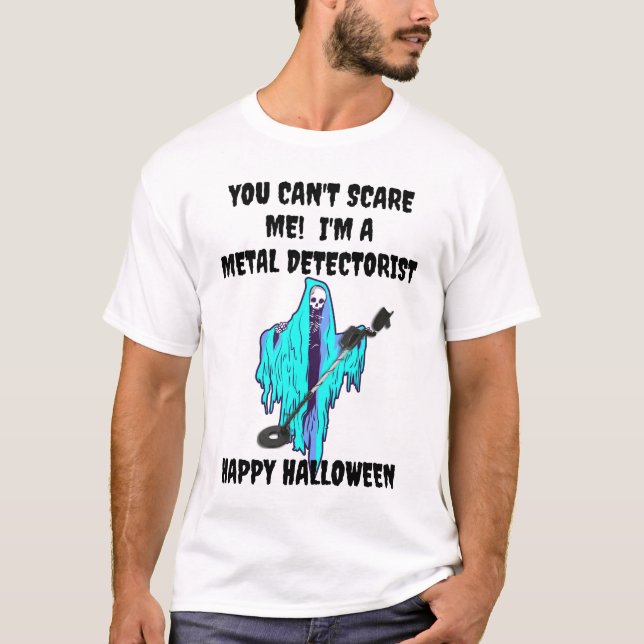 Halloween-T - Shirt können mich nicht interessiere (Vorderseite)