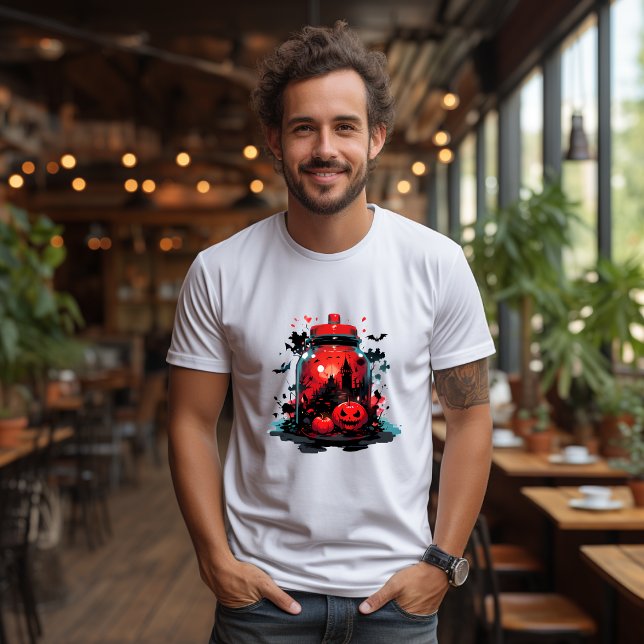 Halloween-T-Shirt, Kürbis, Fledermaus T-Shirt (Von Creator hochgeladen)