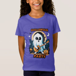halloween T - Shirt ragazza mit niedlichem Geist