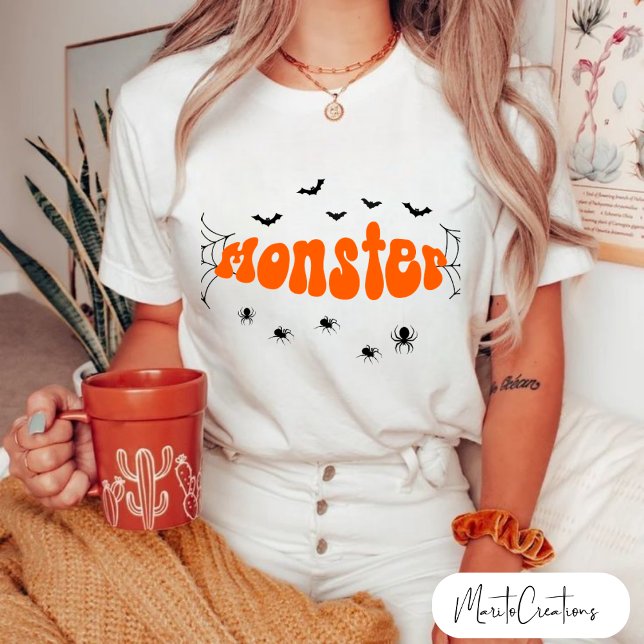 halloween t-shirt retro lettering, spooky season (Von Creator hochgeladen)