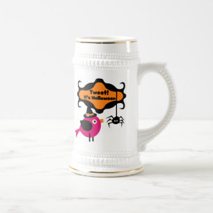Halloween-T - Shirt und -Geschenke getweetet Bierglas