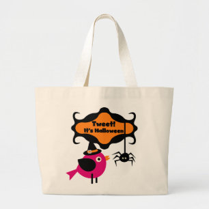 Halloween-T - Shirt und -Geschenke getweetet Jumbo Stoffbeutel