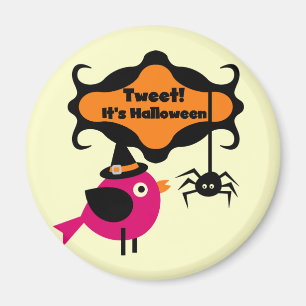 Halloween-T - Shirt und -Geschenke getweetet Magnet