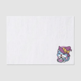 Halloween-Tabby-Katze – Hexenhut und Zaubertrank-K Seidenpapier